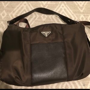 Nylon Prada shoulder bag - brown. Brand new.